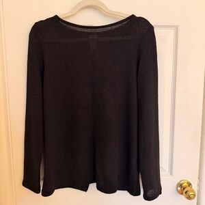 H&M long-sleeve sweater with an open crossover bacK